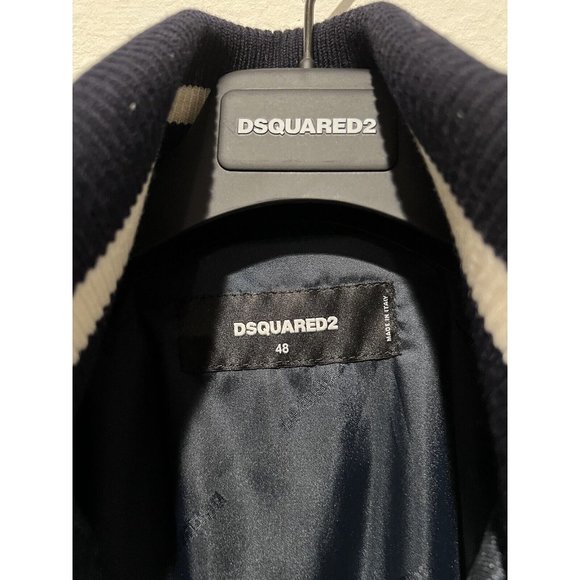 DSQUARED2 Mens Denim Jacket - Blue - IT 48/UK 38/FR 44/US 38 NWT S74AM1101S30309 - Picture 6 of 16